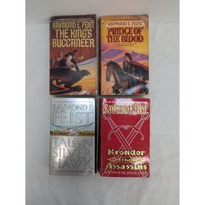 Raymond E. Feist Paperback Books Lot of 4 Read Description